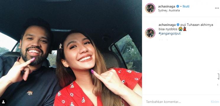 Acha Sinaga (Instagram/@achasinaga)