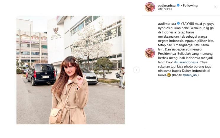 Audi Marissa (Instagram/@audimarissa)