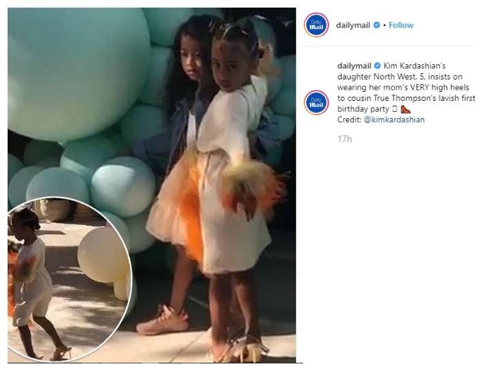 North West. (Instagram/@dailymail)
