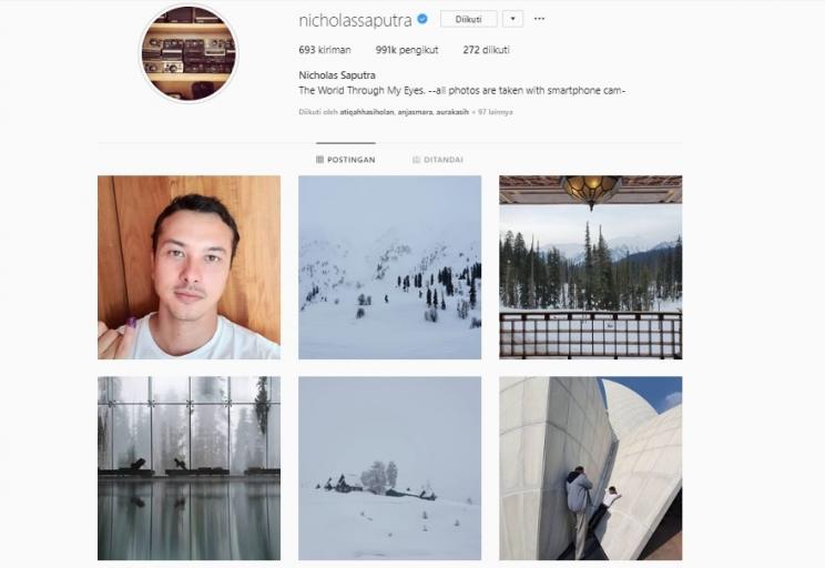 Instagram Nicholas Saputra. (Instagram/@nicholassaputra)