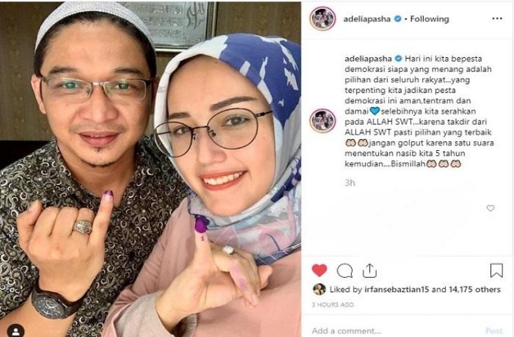 Pasha Ungu (Instagram @adeliapasha)