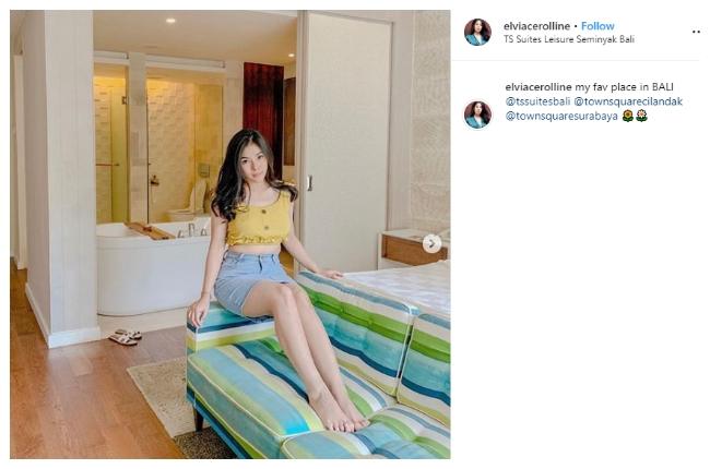 Elvia Carolline. (Instagram/@elviacerolline)