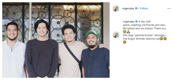 Roger Danuarta. (Instagram/@rogerojey)