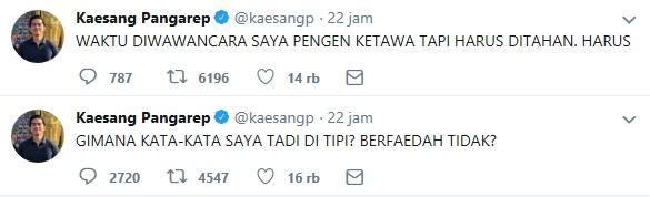 Kaesang Pangarep (Twitter/@Kaesang Pangarep)