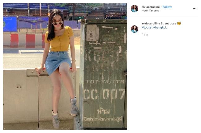 Elvia Carolline. (Instagram/@elviacerolline)