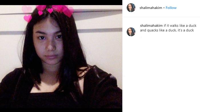 Shalima Hakim. (Instagram/@shalimahakim)