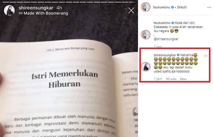 Postingan Teuku Wisnu. (Instagram/@teukuwisnu)