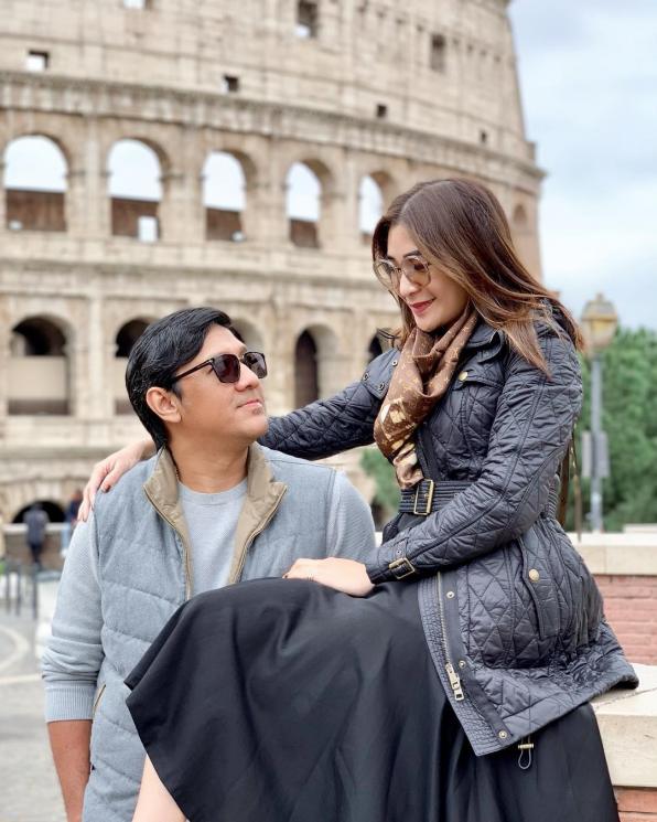 Andre Taulany dan istrinya, Erin Taulany. [Instagram]