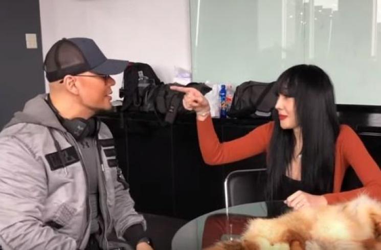 Lucinta Luna labrak Deddy Corbuzier. [capture YouTube]