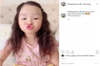 7 Potret Thalia Putri Onsu dengan Rambut Panjangnya, Bak Gadis Korea!