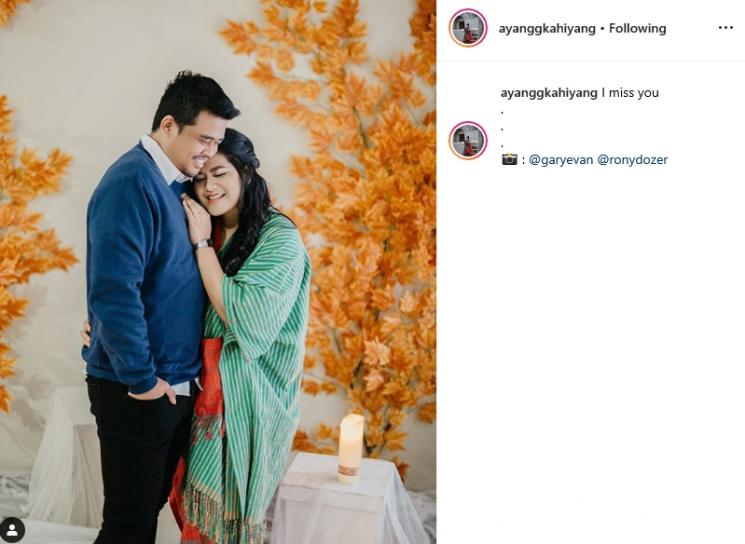 Kahiyang Ayu dan Bobby Nasution (Instagram/@ayanggkahiyang)