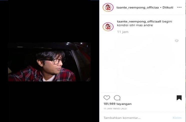 Andre Taulany (Instagram @taante_reempong_officiaall)