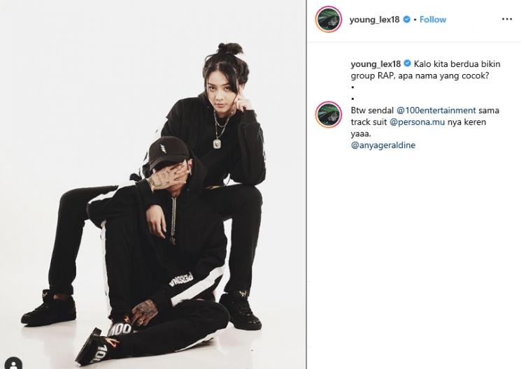 Young Lex dan Anya Geraldine (Instagram/@young_lex18)