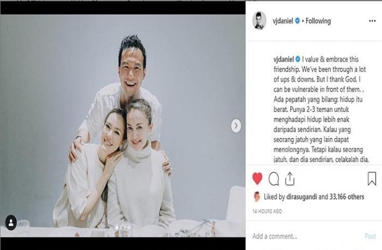 Daniel Mananta reuni dengan VJ MTV (Instagram @vjdaniel)