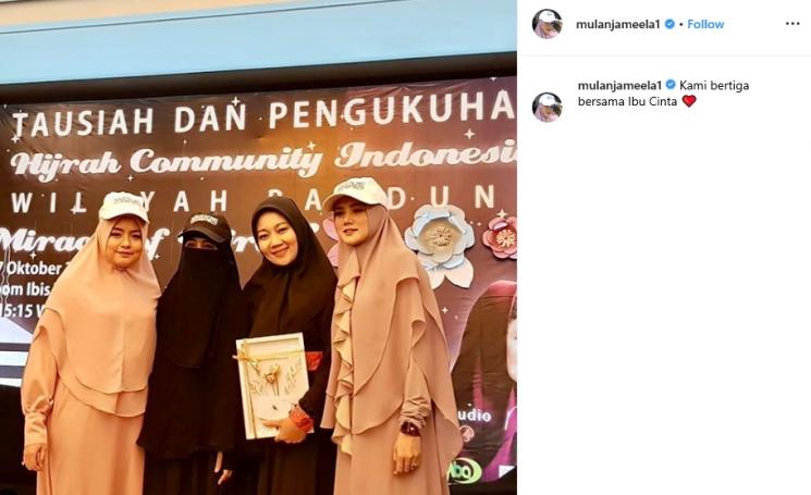 Mulan Jameela dan Umi Pipik (Instagram/@mulanjameela1)