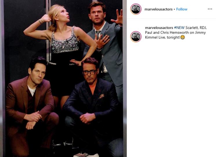 Para pemain avengers (Instagram/@marvelousactors)