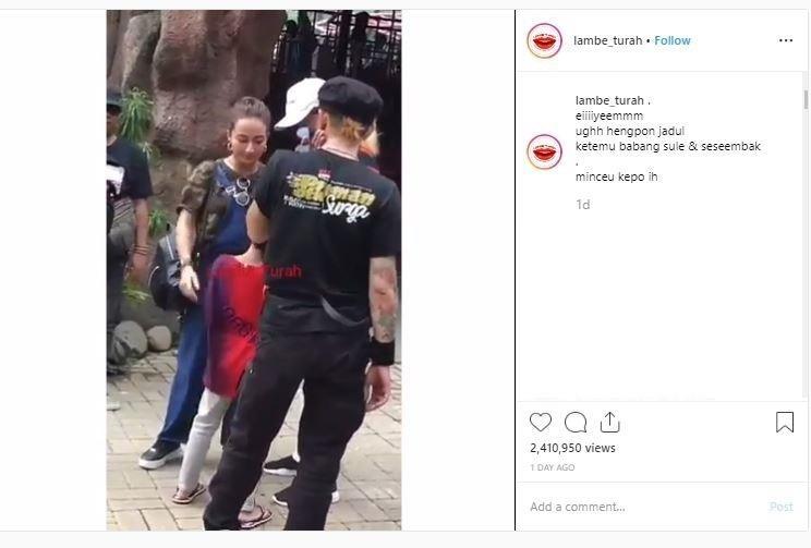 Sule dan Naomi Zaskia. (Instagram/@lambe_turah)
