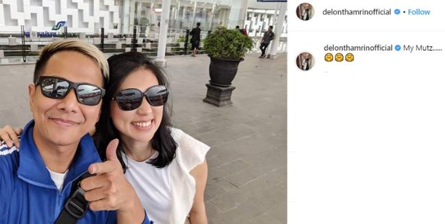 Delon Thamrin dan Aida. (Instagram/@delonthamrinofficial)