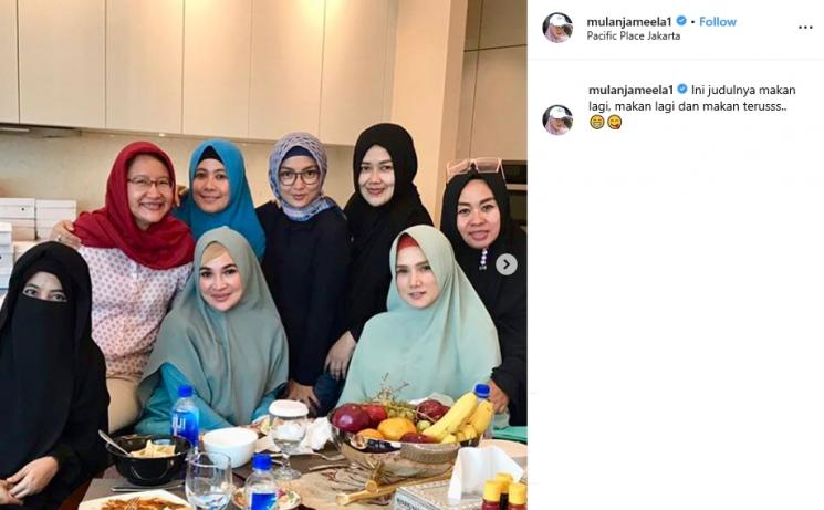 Mulan Jameela dan Umi Pipik (Instagram/@mulanjameela1)