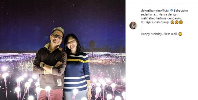 Delon Thamrin dan Aida. (Instagram/@delonthamrinofficial)