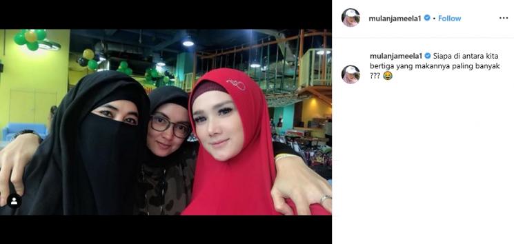 Mulan Jameela dan Umi Pipik (Instagram/@mulanjameela1)