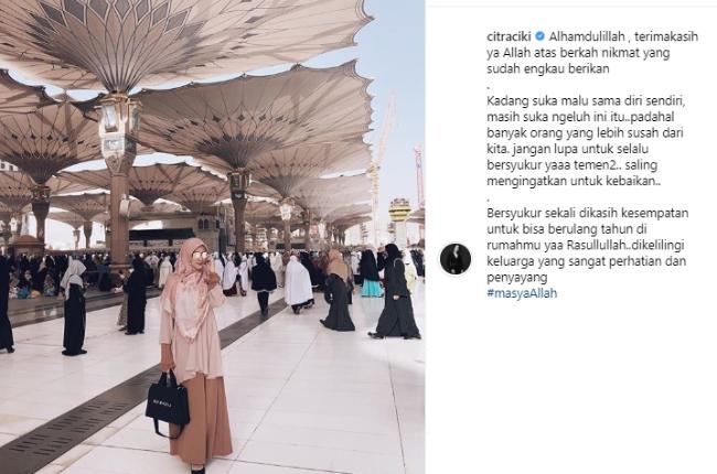 Citra Kirana. (Instagram/@citraciki)