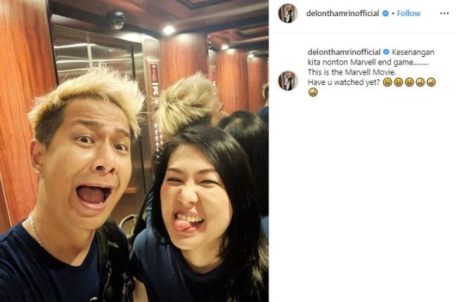 Delon Thamrin dan Aida. (Instagram/@delonthamrinofficial)