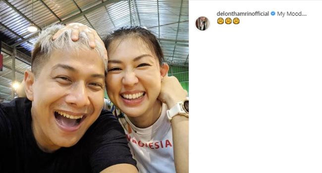 Delon Thamrin dan Aida. (Instagram/@delonthamrinofficial)