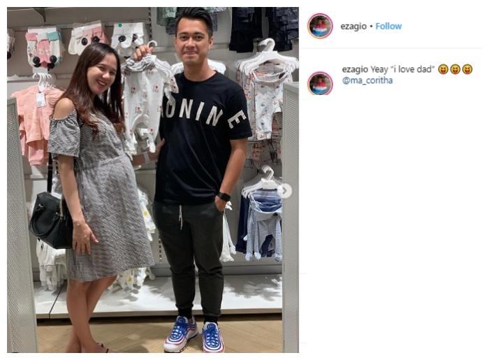 Eza Gionino dan Meiza Aulia. (Instagram/@ezagio)