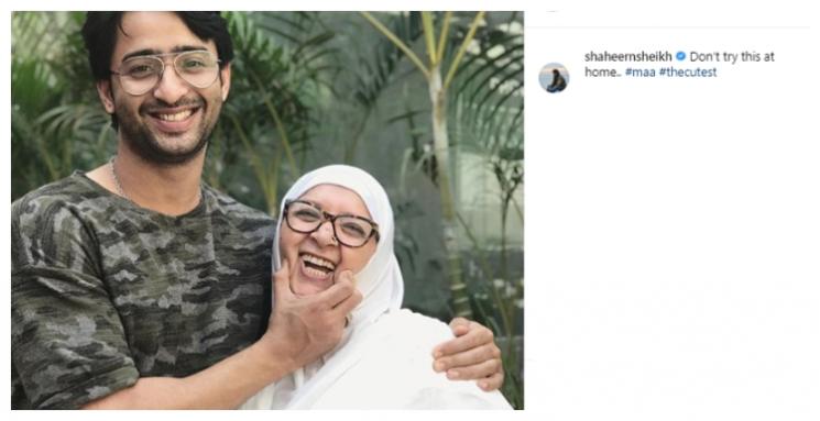Shaheer Sheikh dan Ibundanya. (Instagram/@shaheernsheikh)