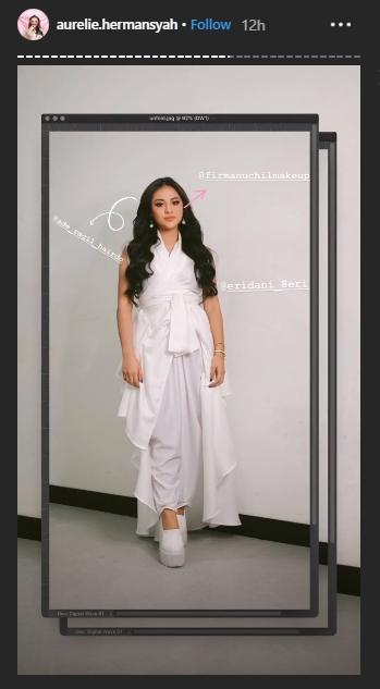 Penampilan Aurel Hermansyah di SCTV Music Awards 2019. (Instagram/@aurelie.hermansyah)