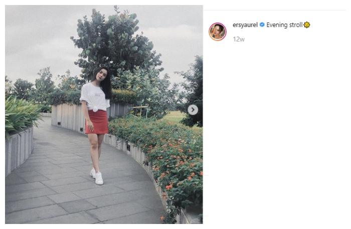 Ersya Aurelia. (Instagram/@ersyaurel)