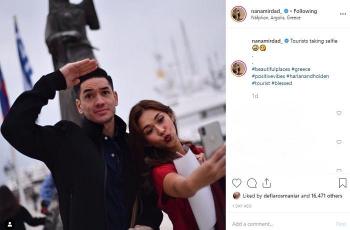 Nana Mirdad dan Andrew White (Instagram @nanamirdad_)