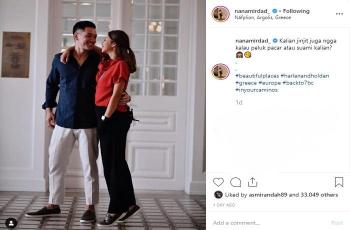Nana Mirdad dan Andrew White (Instagram @nanamirdad_)
