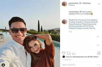 Nana Mirdad dan Andrew White (Instagram @nanamirdad_)