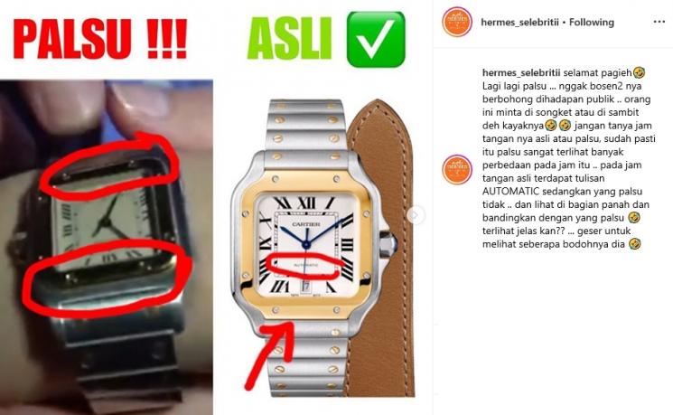 Barbie Kumalasari dan Jessica Iskandar (Instagram/@hermes_selebritii)