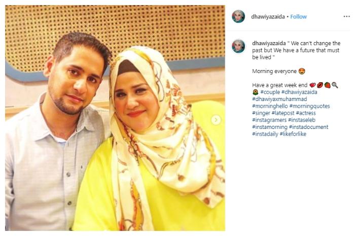 Dhawiya Zaida dan Muhammad. (Instagram/@dhawiyazaida)