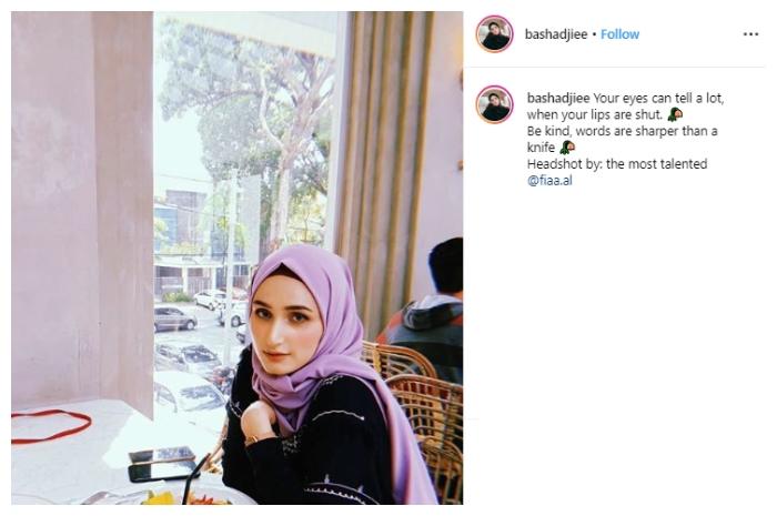 Nurul Bashirah, Puteri Muslimah Indonesia 2019. (Instagram.com/bashadjiee)
