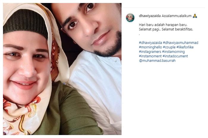 Dhawiya Zaida dan Muhammad. (Instagram/@dhawiyazaida)