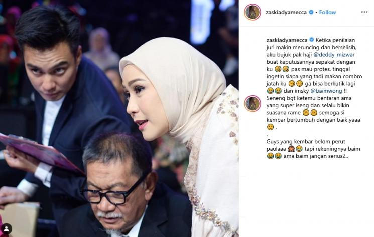 Zaskia Adya Mecca (Instagram/@zaskiadyamecca)