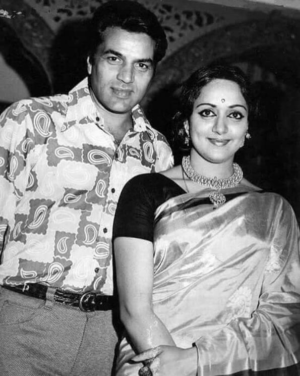 Hema Malini dan Dharmendra (Instagram/@dreamgirlhemamalini)