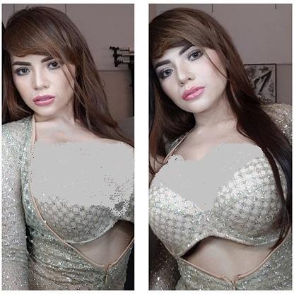 Unggahan foto seksi Dinar Candy di Instagram.