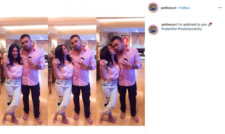 Roy Ricardo dan Kekasihnya (Instagram/@petitenyvi)