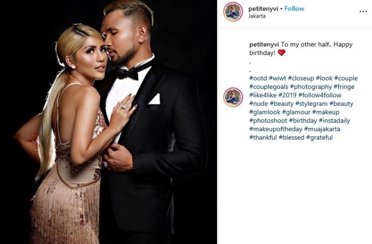 Roy Ricardo dan Kekasihnya (Instagram/@petitenyvi)