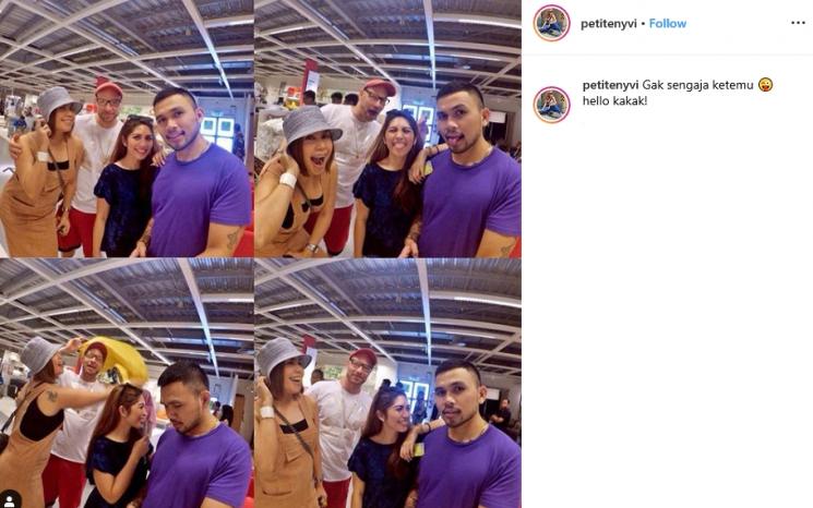 Roy Ricardo dan Kekasihnya (Instagram/@petitenyvi)