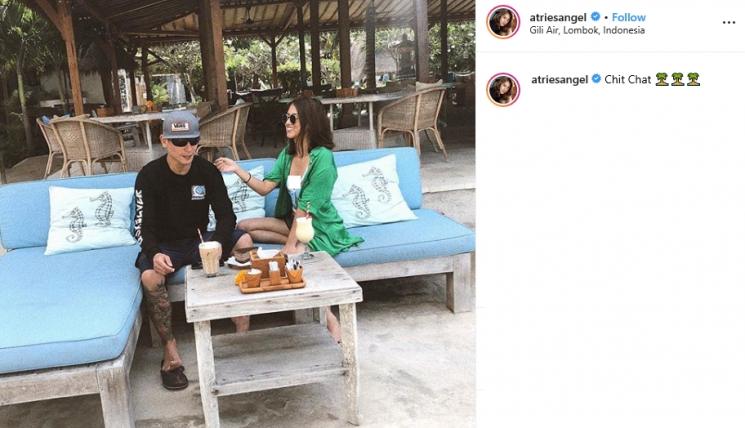 Chef Juna dan Atries Angel (Instagram/@atriesangel)