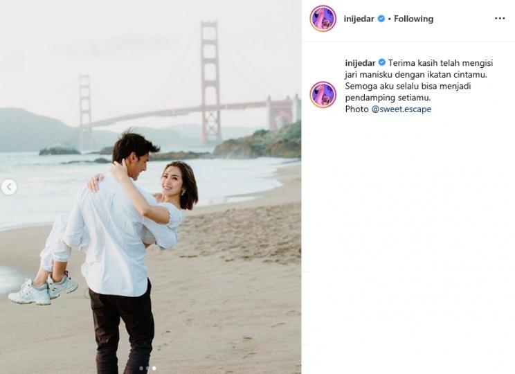Jessica Iskandar dan Richard Kyle (Instagram/@inijedar)