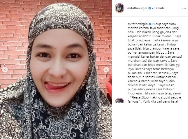 Mita The Virgin. (Instagram/@mitathevirgin)