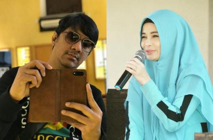 Andre Taulany (kiri) dan Jihan Fahira (kanan). (Instagram)