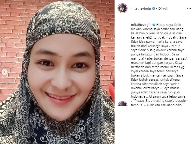Mita The Virgin. (Instagram/@mitathevirgin)